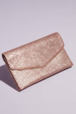 Picture of Glitter Envelope Clutch with Metal Edge
